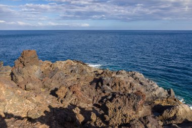 Poris de Abona köyünde Tenerife Sahili