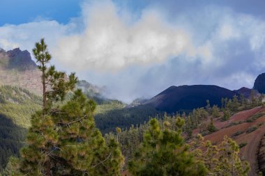 Tenerife adasının yüksek volkanik sıradağları