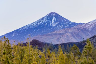 Pico del Teide İspanya'nın en yüksek zirvesidir. Tenerife, Kanarya Mı