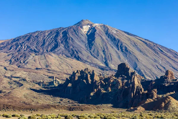 Pico del Teide a legmagasabb csúcs Spanyolországban. Tenerife, Kanári- — Stock Fotó
