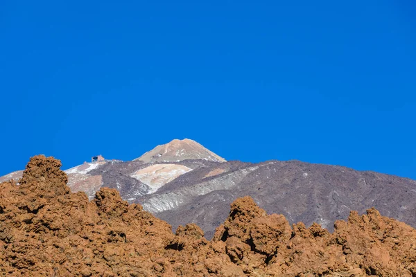 Pico del Teide è la vetta più alta della Spagna. Tenerife, Canarie Is — Foto Stock