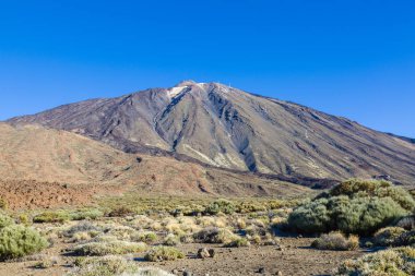 Pico del Teide İspanya'nın en yüksek zirvesidir. Tenerife, Kanarya Mı