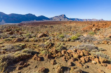 Tenerife adasının yüksek volkanik sıradağları
