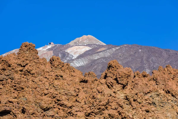 Pico del Teide är den högsta toppen i Spanien. Teneriffa, Kanarieöarna är — Stockfoto