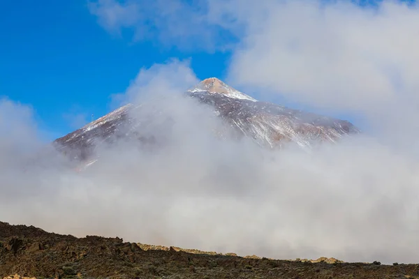 Pico del Teide a legmagasabb csúcs Spanyolországban. Tenerife, Kanári- — Stock Fotó