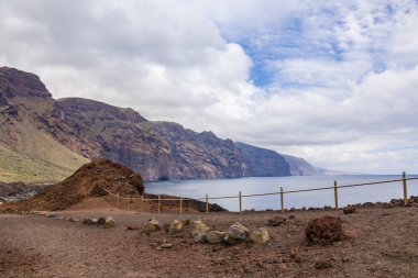 Mirador Punta de Teno Tenerife batı pelerin üzerinde