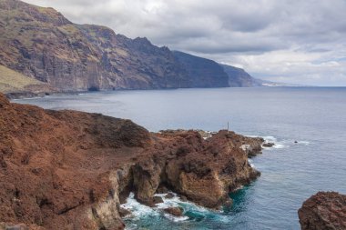 Mirador Punta de Teno Tenerife batı pelerin üzerinde