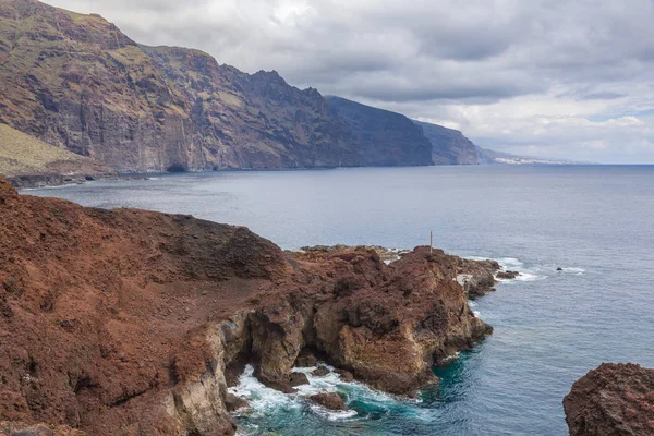 Mirador Punta de Teno Tenerife batı pelerin üzerinde — Stok fotoğraf