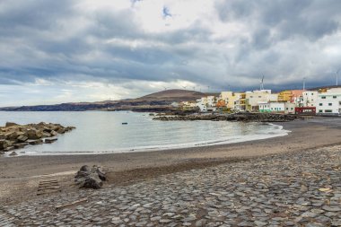 Las Eras köyündesahil. Tenerife