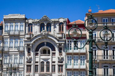 Porto, Portekiz eski şehir sokaklarına manzaralar