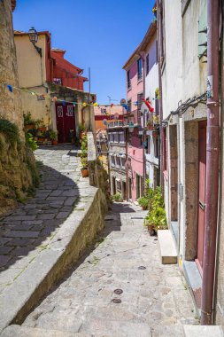 Porto, Portekiz eski şehir sokaklarına manzaralar