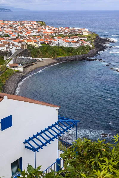 Uitzicht op de stad Maia op het eiland Sao Miguel, de Azoren Arc — Stockfoto