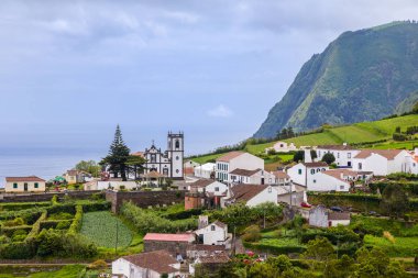 Nordeste'nin Sao Miguel Adası,Azores takımadalarında manzarası