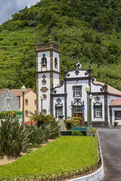 Faial Da Terra的Cheia de Graca教堂，圣米格尔，亚速尔 — 图库照片
