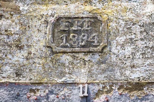 Detail wall ruins of an old house, Sao Miguel, Azores — Stock Photo, Image