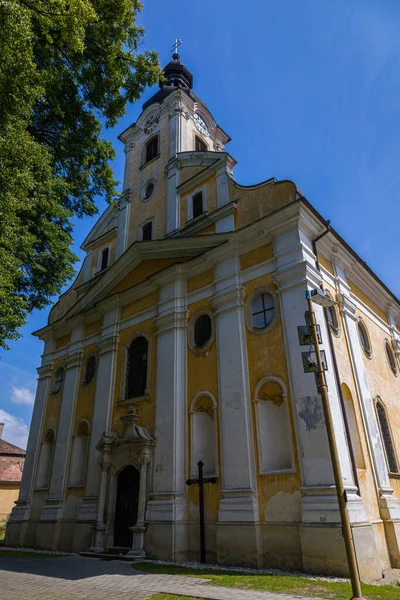 Kościół Szczepana 1729 Roku Miejscowości Jablonica Słowacja — Zdjęcie stockowe