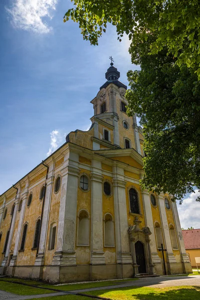 Kościół Szczepana 1729 Roku Miejscowości Jablonica Słowacja — Zdjęcie stockowe