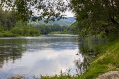 Slovakya, Trencin yakınlarındaki Nook Vah Nehri