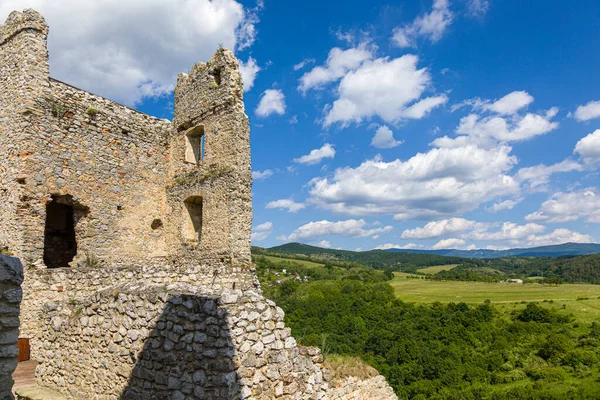 Les Ruines Château Beckov Près Trencin Slovaquie — Photo