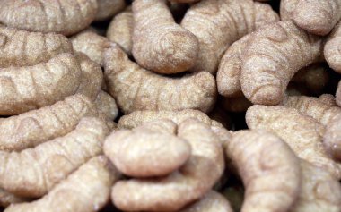 tatlı arka plan. şeker larva