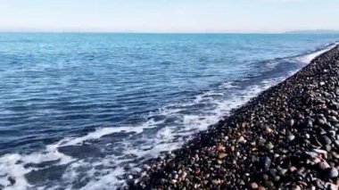 Mavi deniz plaj perspektif