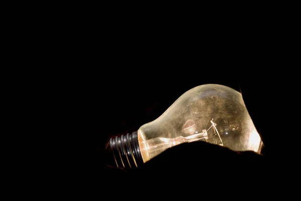Bulb Light Dark — Stock Photo, Image
