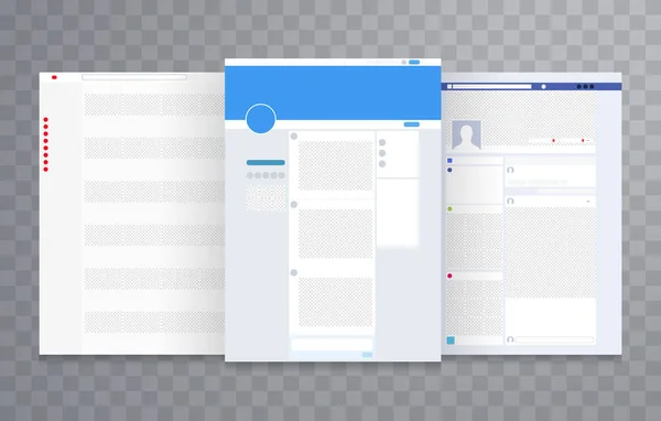 Web sitesi düzeni şablonu vektör formatında