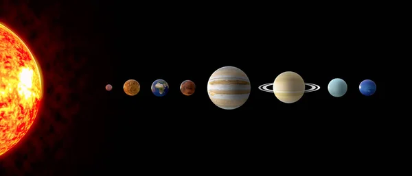 Planeten im Sonnensystem — Stockfoto