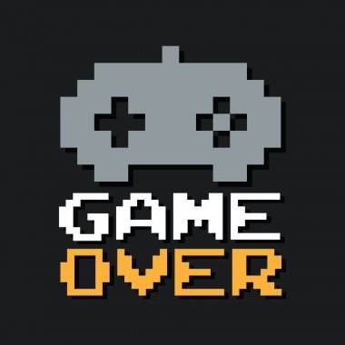 Grafik joypad arcade oyun vektörü