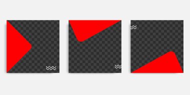 Siyah beyaz çerçeve renginde minimum tasarım arka plan vektör illüstrasyonu. Düzenlenebilir kare soyut klasik, geometrik şerit çizgi sosyal medya postası, hikayeler, hikaye, el ilanı için şekil afişi şablonu.