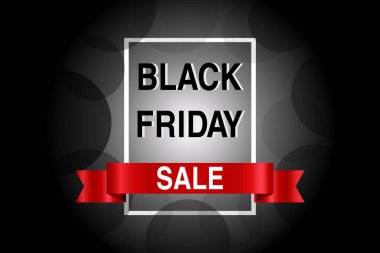 Kara Cuma tanıtım afişi, broşür ve siyah balon, kırmızı kurdele ve beyaz çerçeveli broşür.