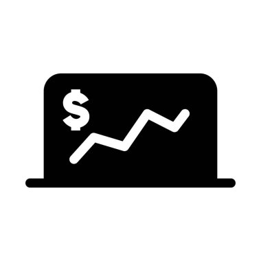İş, Bankacılık ve Finans simgesi, defter simgesi içindeki sunum grafiği simgesi sağlam kabartma biçiminde