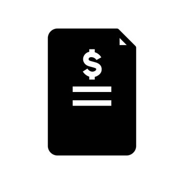 finansal belge yuvarlak simgesi katı kabartma biçiminde