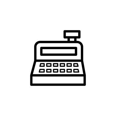 POS yuvarlak ikon vektör illüstrasyonuName