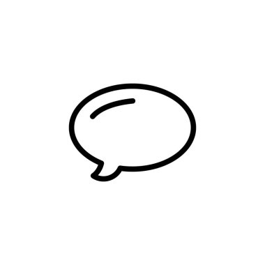 kabarcık iletisi yuvarlak simgesi