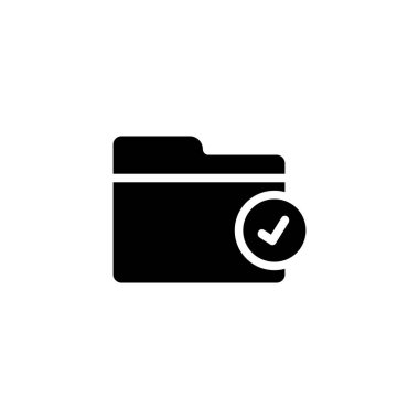 Onay verisi, işaretli dizin. vektör illüstrasyonu