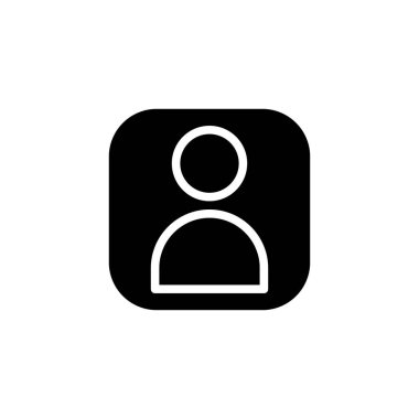 Misafir kullanıcı kitabı simgesi. Vektör illüstrasyonu