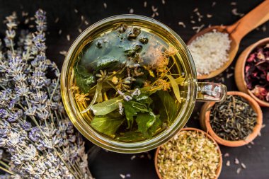 yansıma içme çay lavanta provence mor ultraviyole cam saydam tat aroma faydalı bitkisel linden yararlı tedavi çay