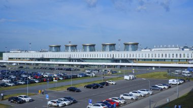 Saint-Petersburg'daki Pulkovo Havaalanı'nın eski terminali (Rusya)