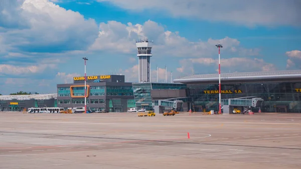 Terminal Del Aeropuerto Kazán Federación Rusa — Foto de Stock