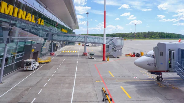 Terminal Del Aeropuerto Kazán Federación Rusa — Foto de Stock