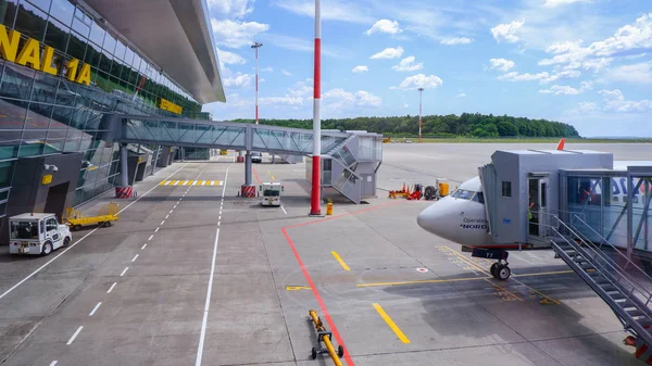 Terminal Del Aeropuerto Kazán Federación Rusa — Foto de Stock