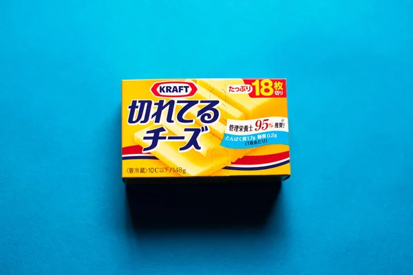 Prodotto Fette Formaggio Kraft Fabbricato Venduto Kraft Foods Giappone — Foto Stock