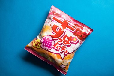 Koikeya Patates Cipsi Suppa Mucho, Ume Erik Flavor, Japon Snack