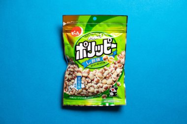 Porippy Peanuts - popüler bir geleneksel Japon wagashi snack, bu gevrek fıstık snack gibi düzenli snackers ile bir bar çerez olarak popüler.