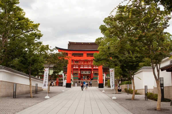 Вход Святилище Инари Фусими Храм Фусими Инари Важная Святыня Синто — стоковое фото