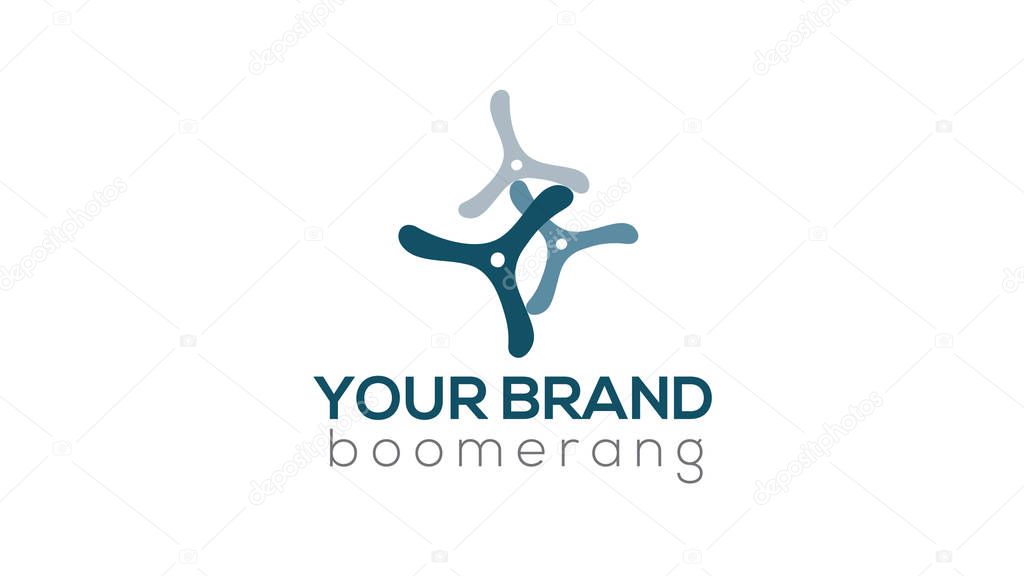Boomerang vector logo design