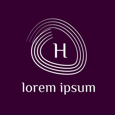 Doğrusal Çerçeve içinde alfabenin harfi H