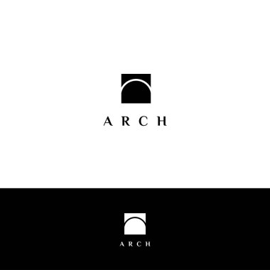 Vektör logosu, arch. Kemer simgesi. 
