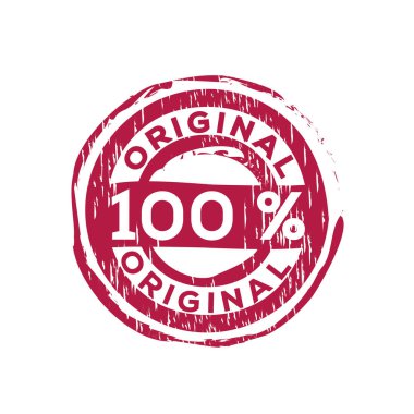 100 orijinal damgası - vektör vektör. yüzde 100 orijinal grunge damgası - illüstrasyon